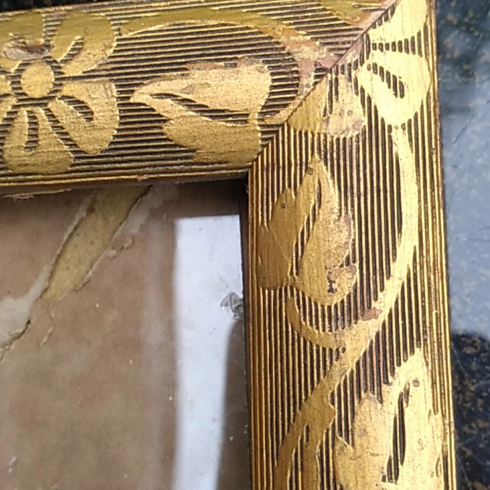 ⚜️  Antique Gold Ornate Frame Vintage